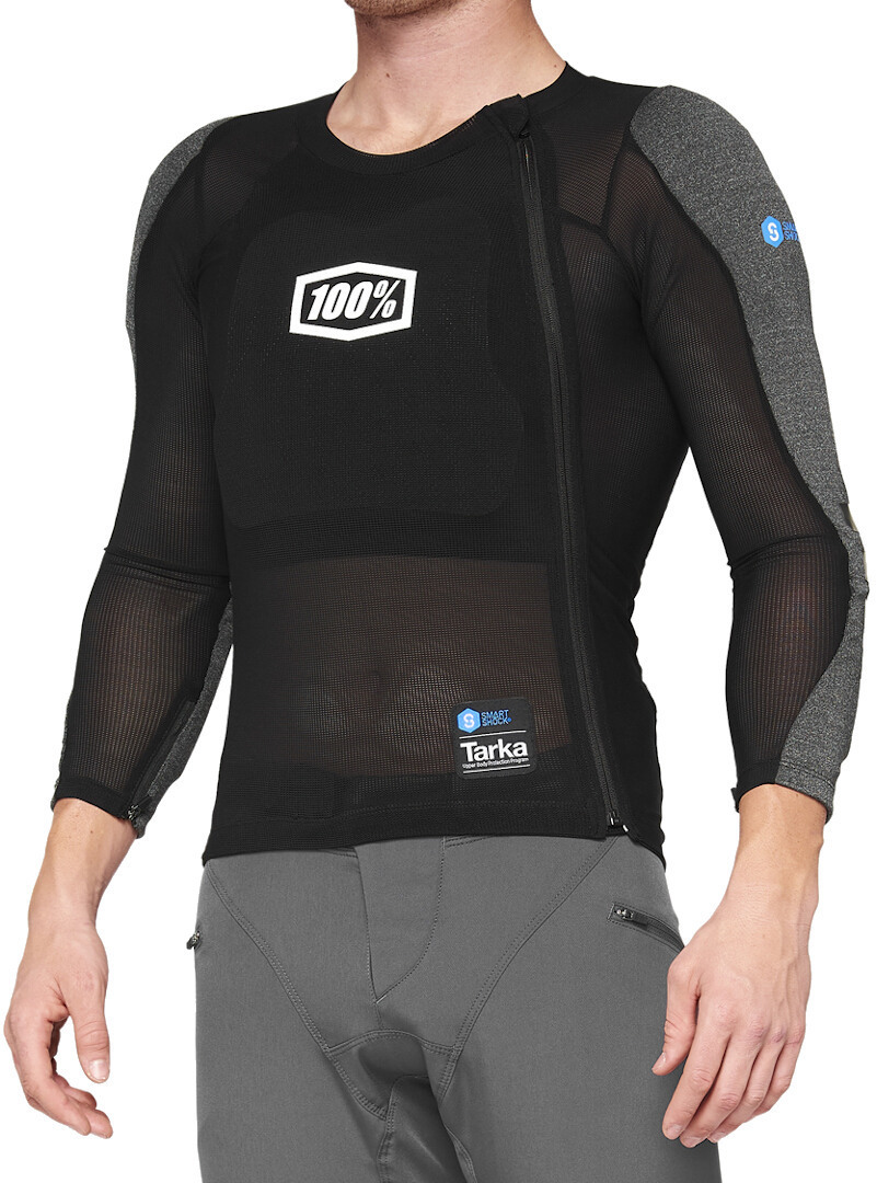 100% Tarka LS Protector Vest, black, Size S, black, Size S