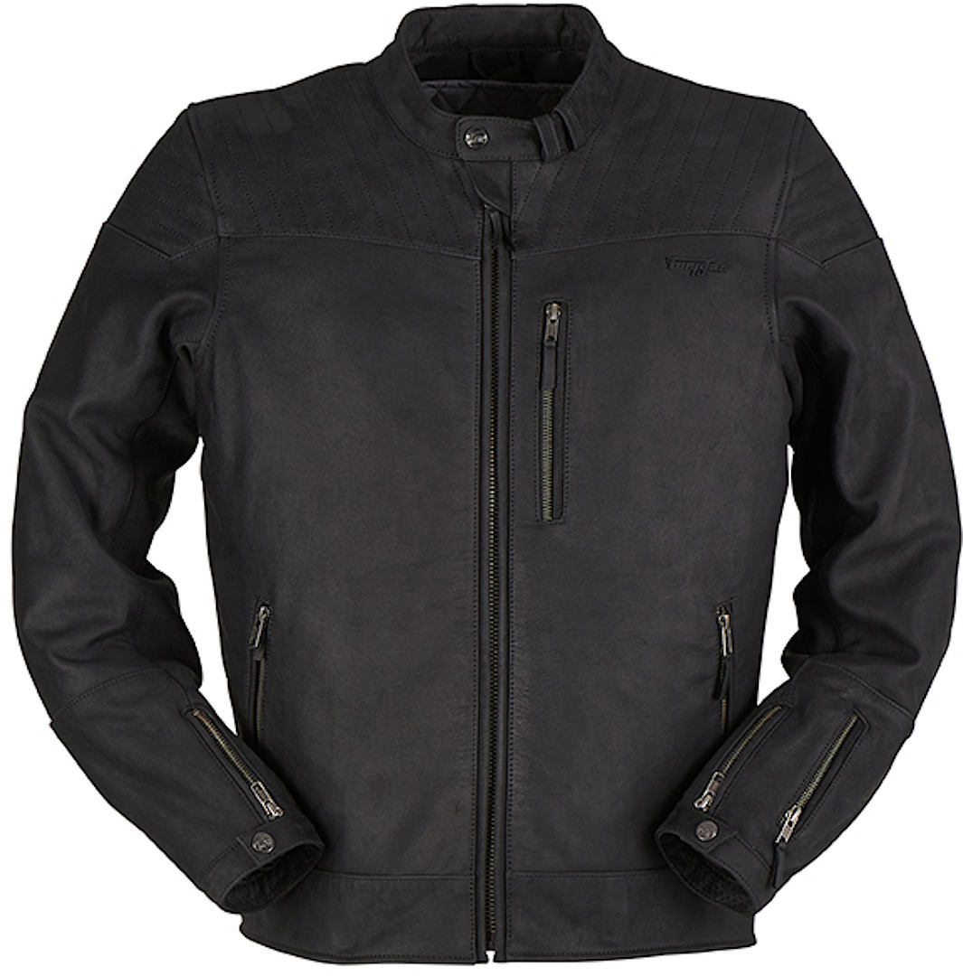 Furygan Clint Evo Motorcycle Leather Jacket, black, Size L, black, Size L