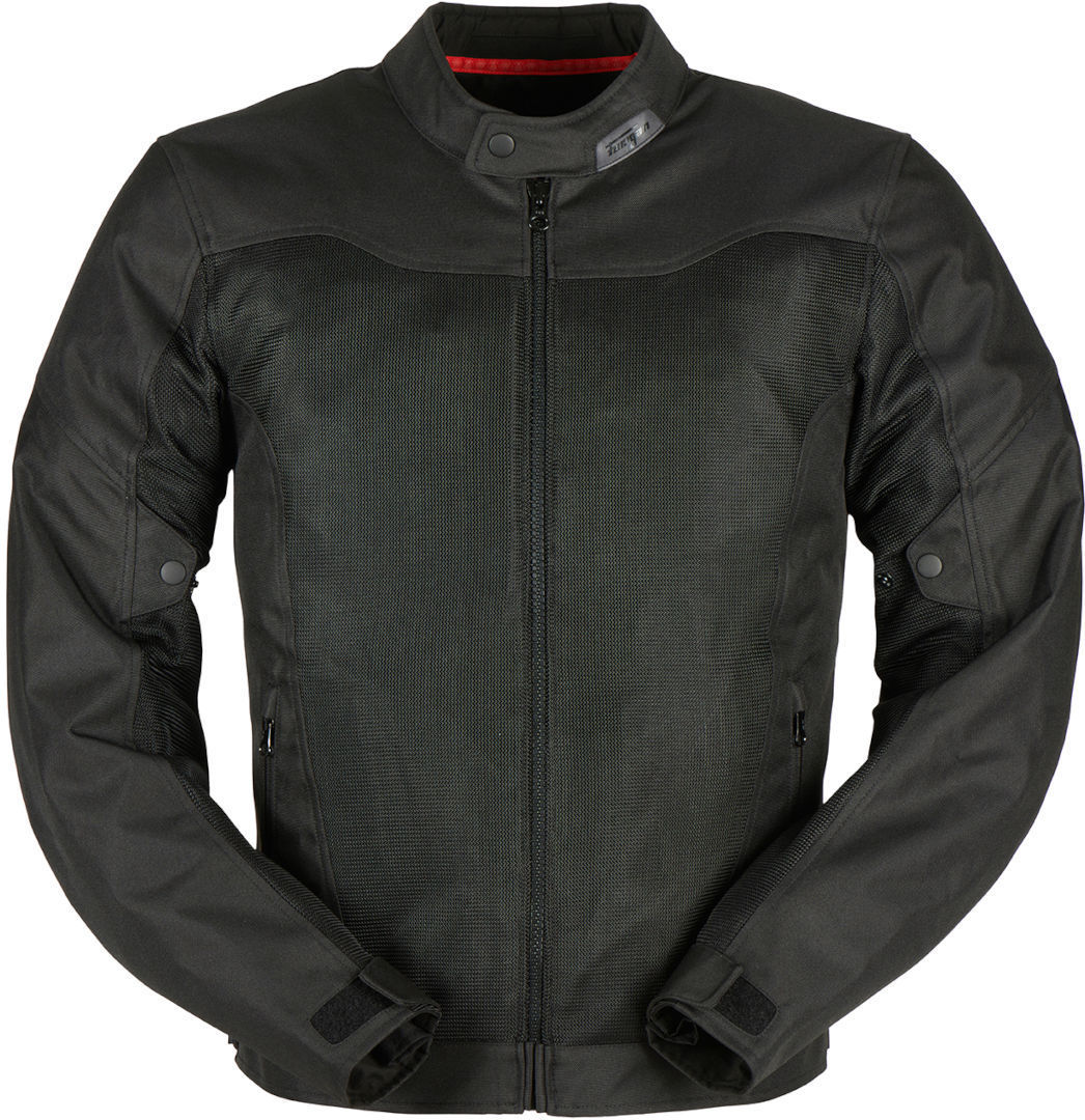 Furygan Mistral Evo 3 Motorfiets textiel jas, zwart, afmeting 3XL