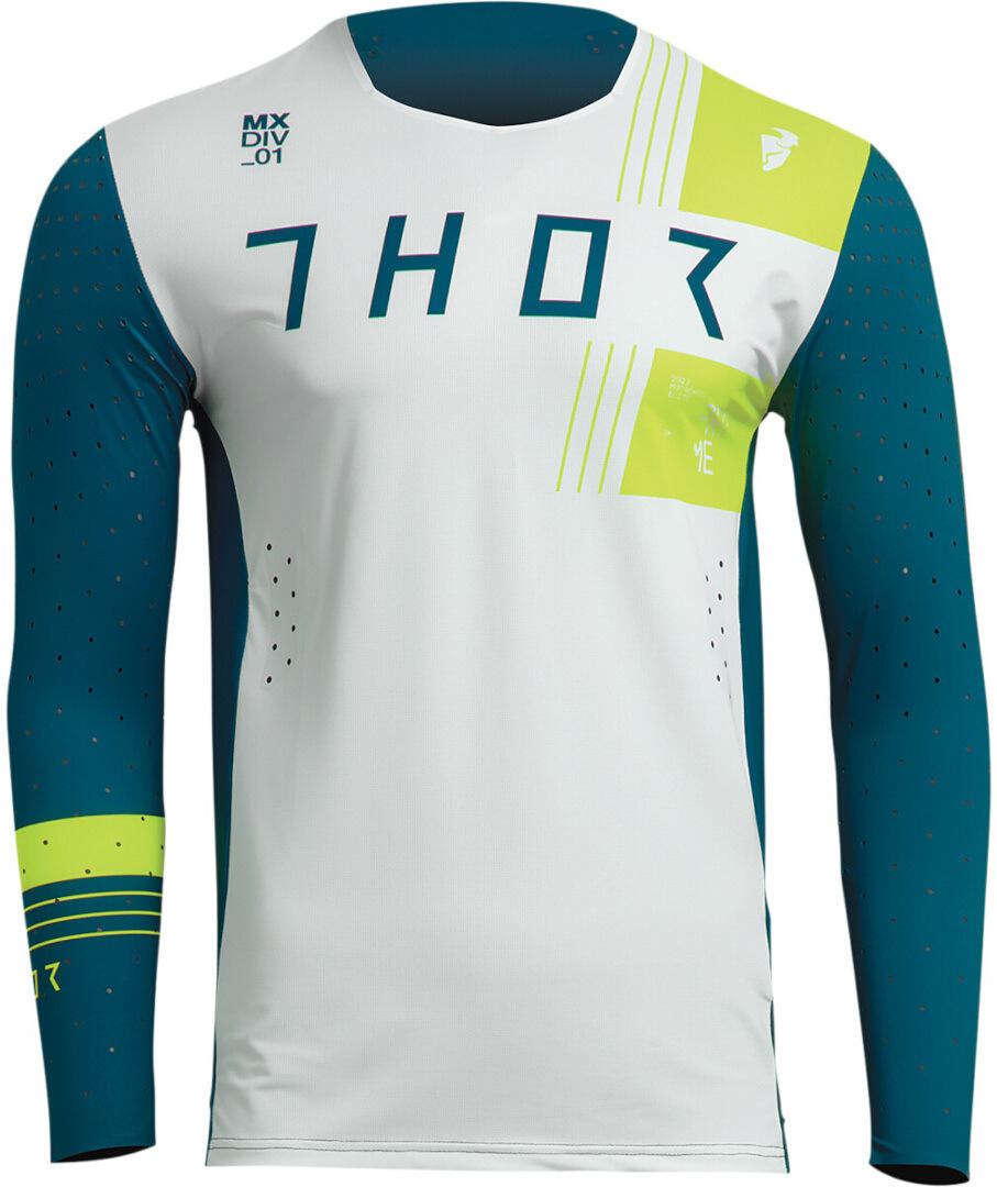 Thor Prime Strike Motocross Jersey, green, Size L, green, Size L