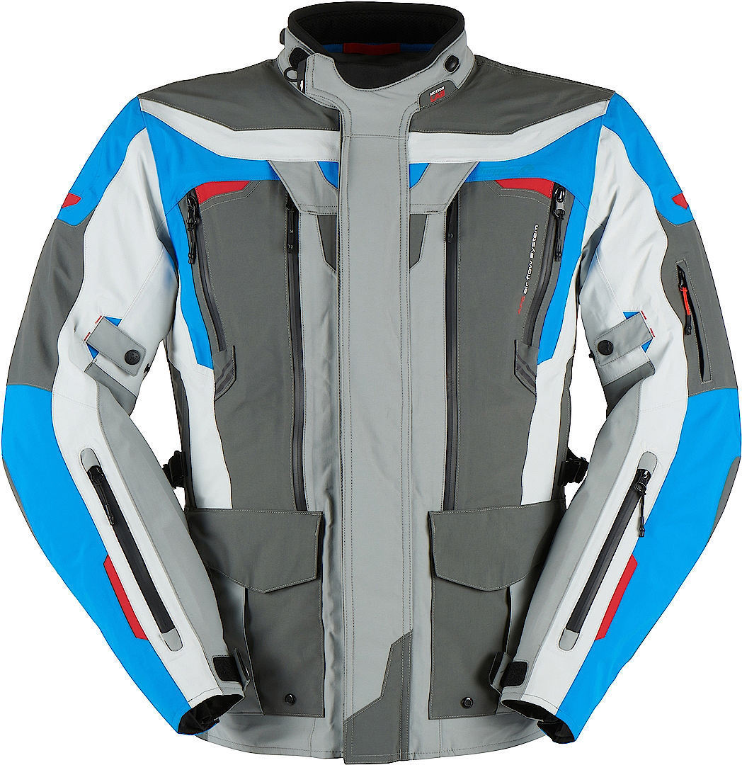Furygan Voyager 3C Motorcycle Textile Jacket, grey-blue, Size S, grey-blue, Size S