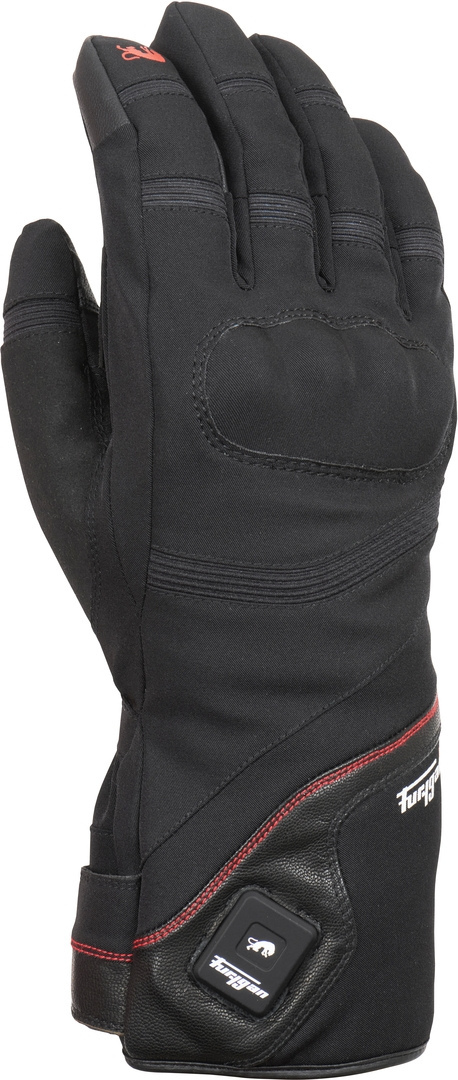 Furygan Heat Genesis Heatable Motorcycle Gloves, black, Size M, black, Size M