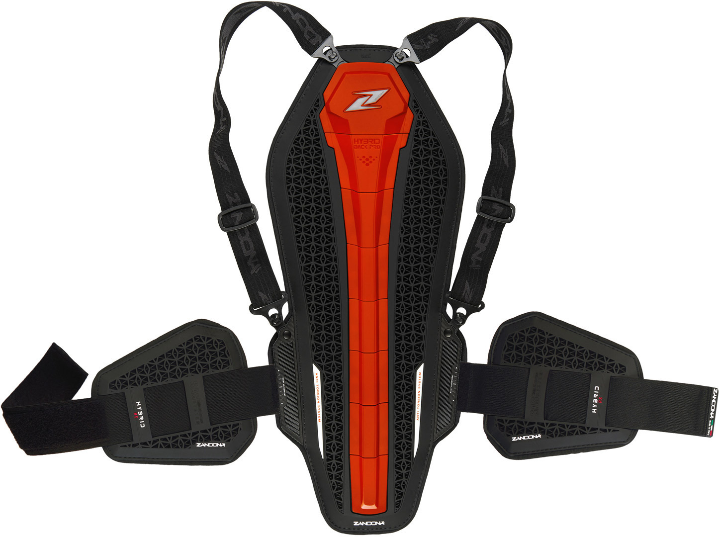 Zandona Hybrid Back Pro RS X8 Защитник спины Черный/Красный 