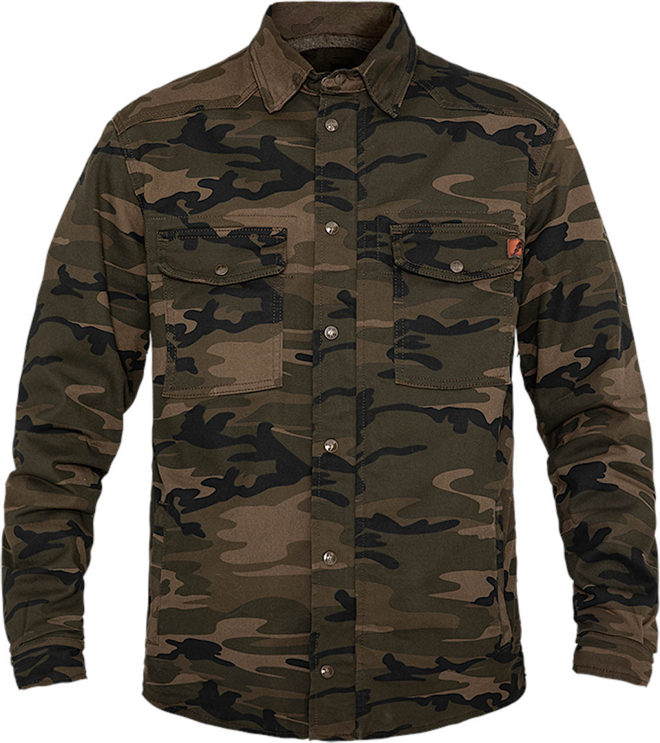 John Doe New Camouflage Motorcycle Shirt, multicolored, Size XS, multicolored, Size XS