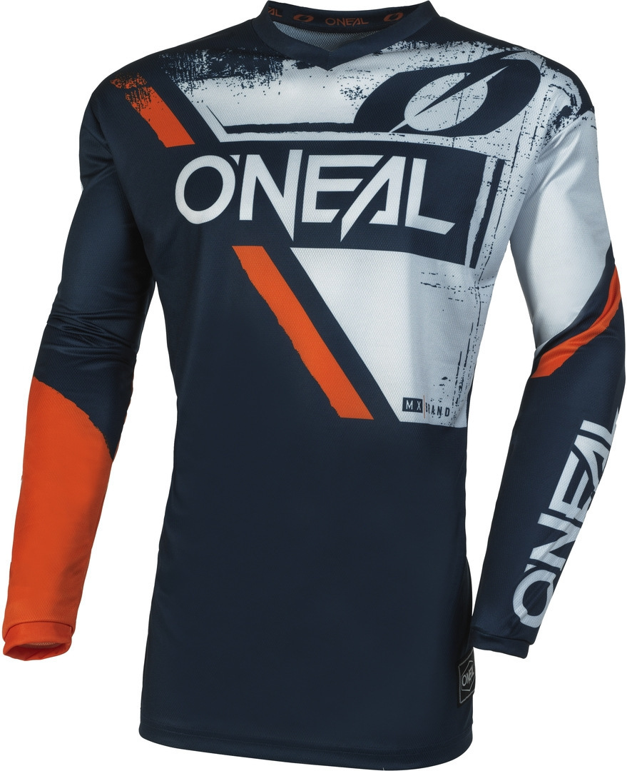 Oneal Element Shocker Motocross tröja, blå-orange, storlek 2XL