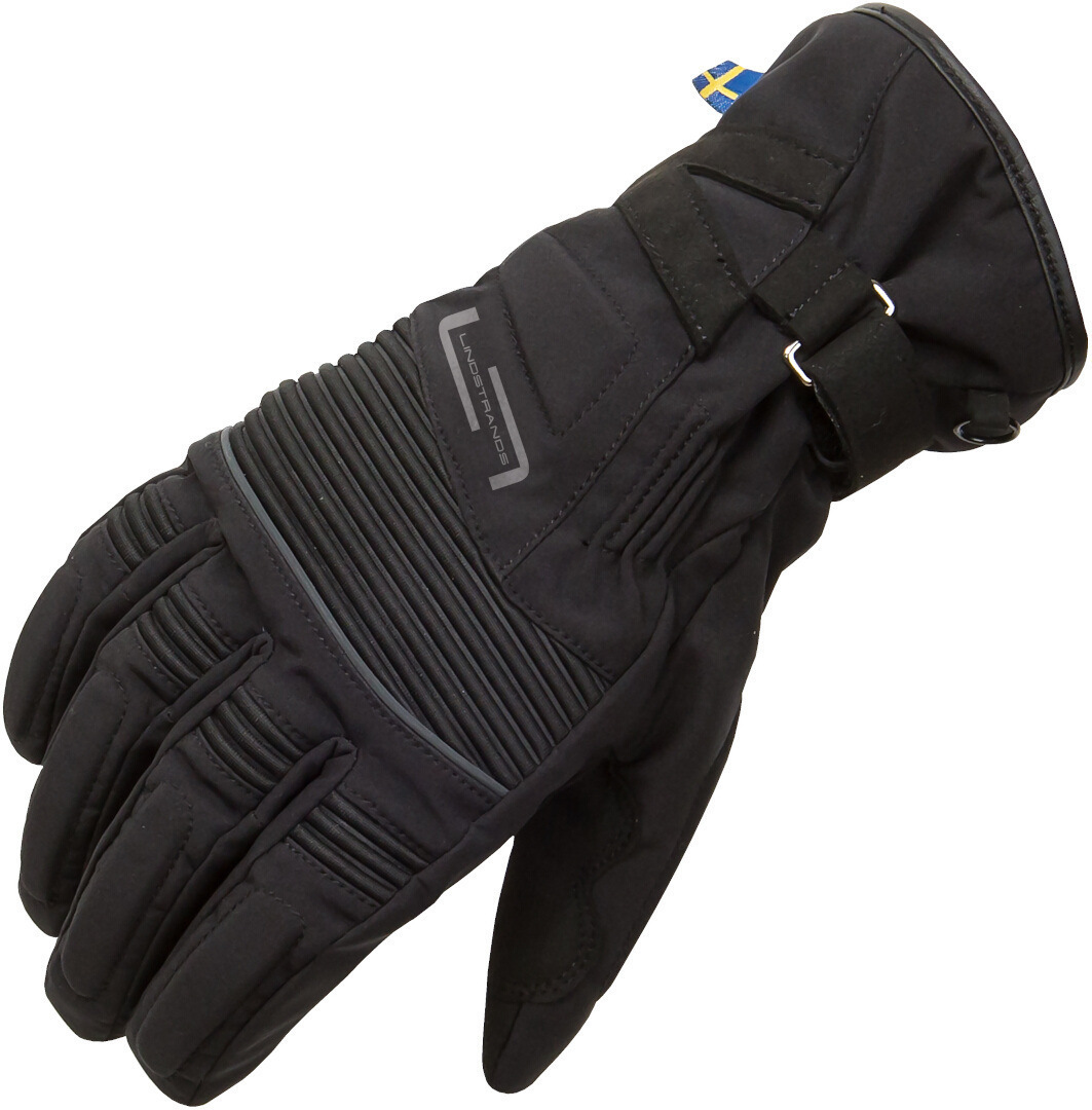 Lindstrands Greip Motorcycle Gloves, black, Size S M, black, Size S M