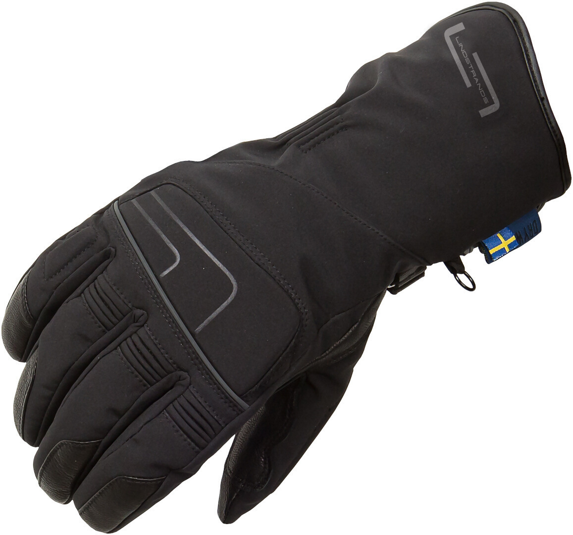 Lindstrands Vidar Motorcycle Gloves, black, Size S, black, Size S