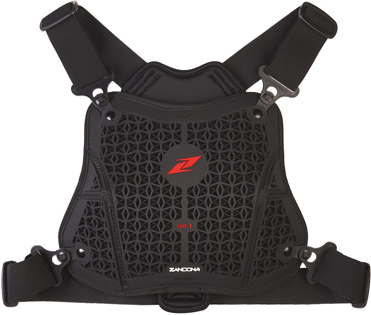 NetCube Chest GT Damen Brustprotektor, schwarz, Größe L XL, schwarz, Größe L XL