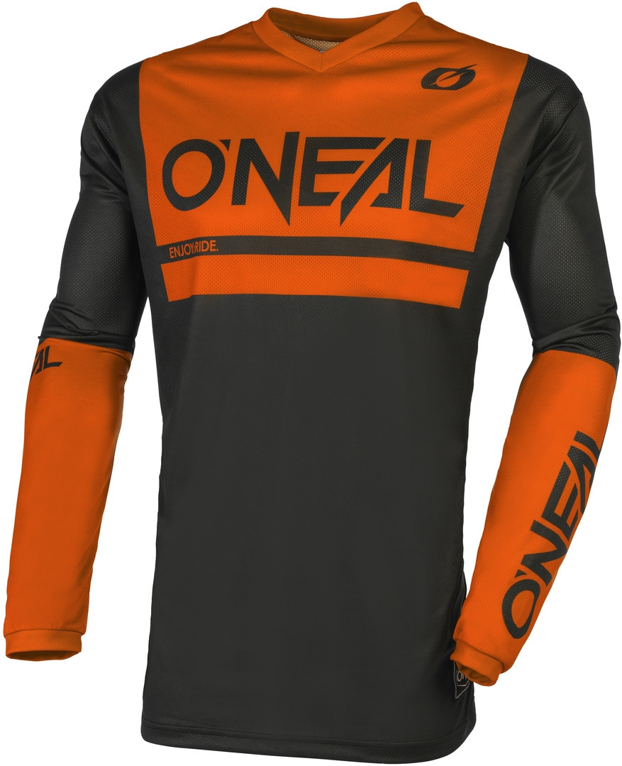 Oneal Element Threat Air Motocross Jersey, schwarz-orange, Größe S, schwarz-orange, Größe S