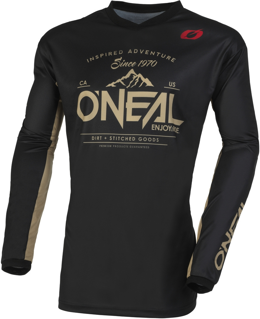 Oneal Element Dirt Motocross tröja, svart-beige, storlek 2XL