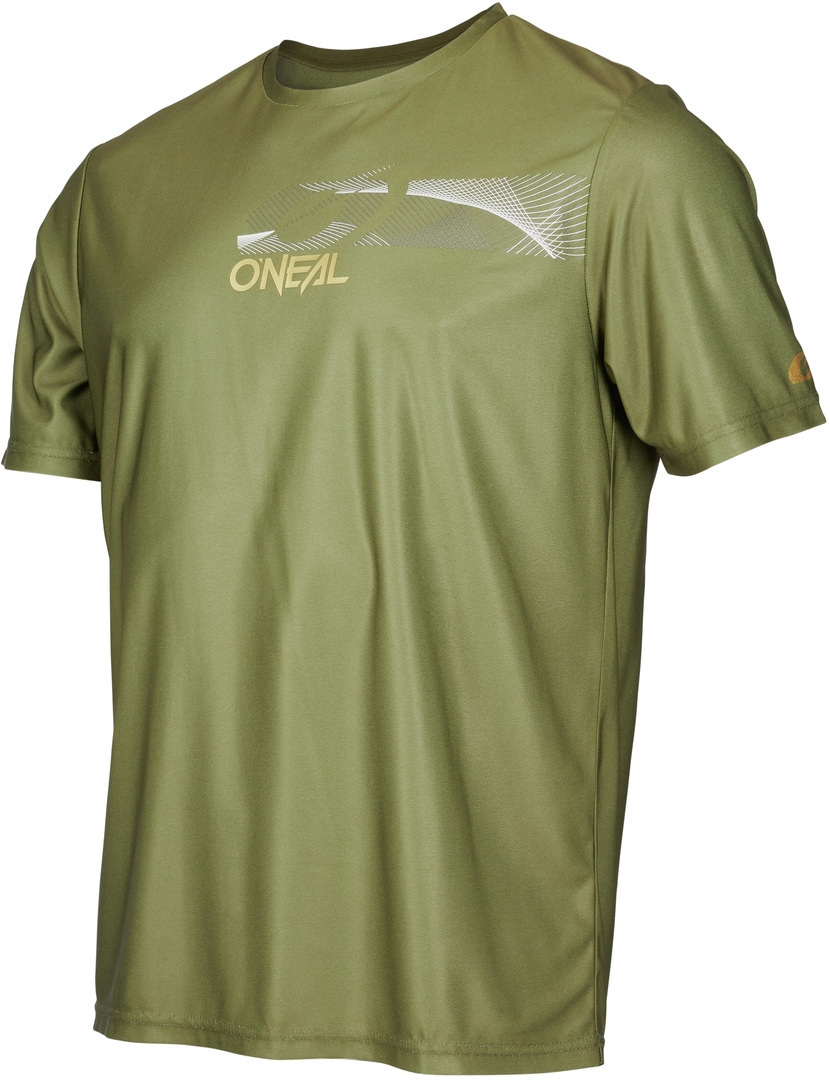 Oneal Slickrock Short Sleeve Bicycle Jersey, green, Size S, green, Size S