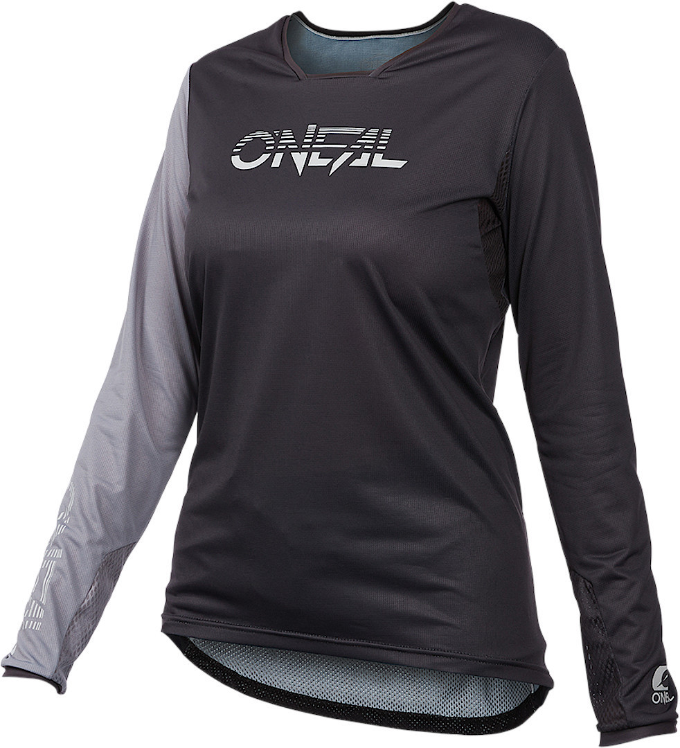 Oneal Element FR Hybrid Ladies Bicycle Jersey, black-grey, Size S, black-grey, Size S for Women