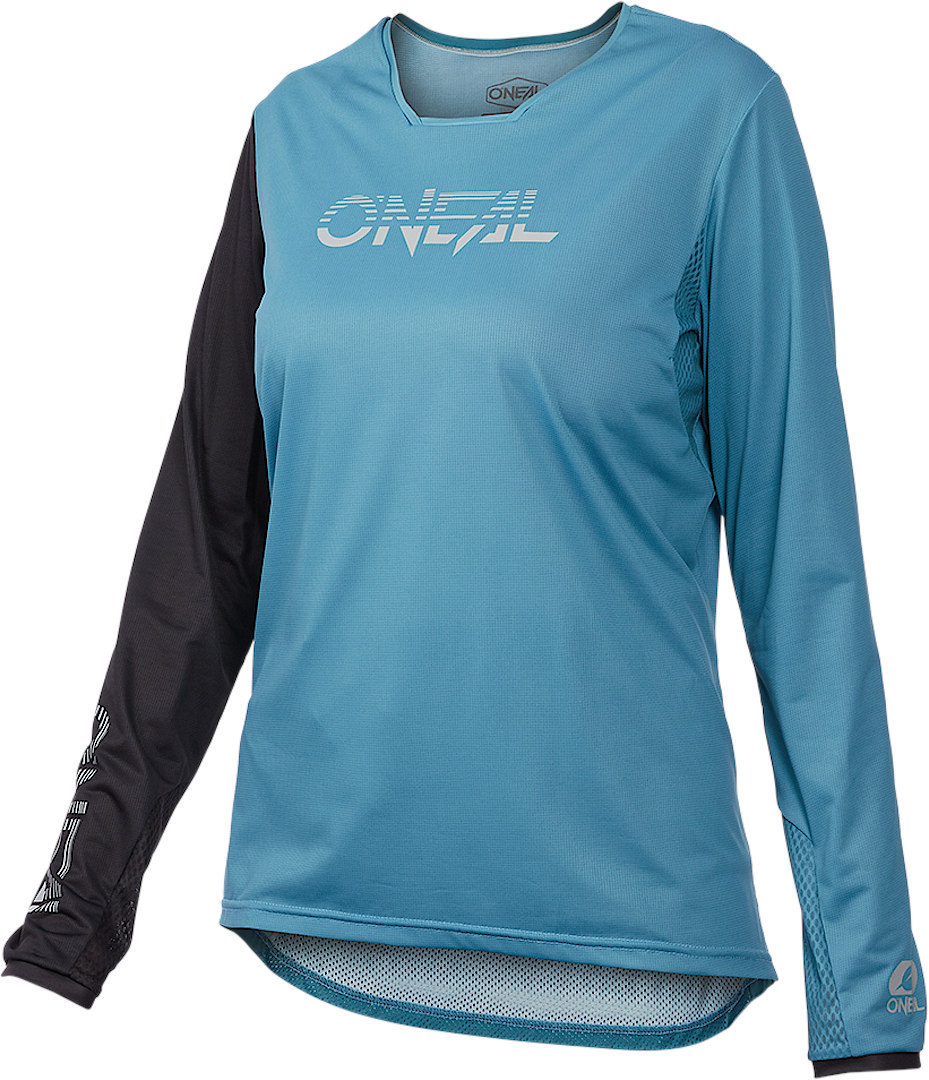 Oneal Element FR Hybrid Ladies Bicycle Jersey, black-blue, Size M, black-blue, Size M for Women