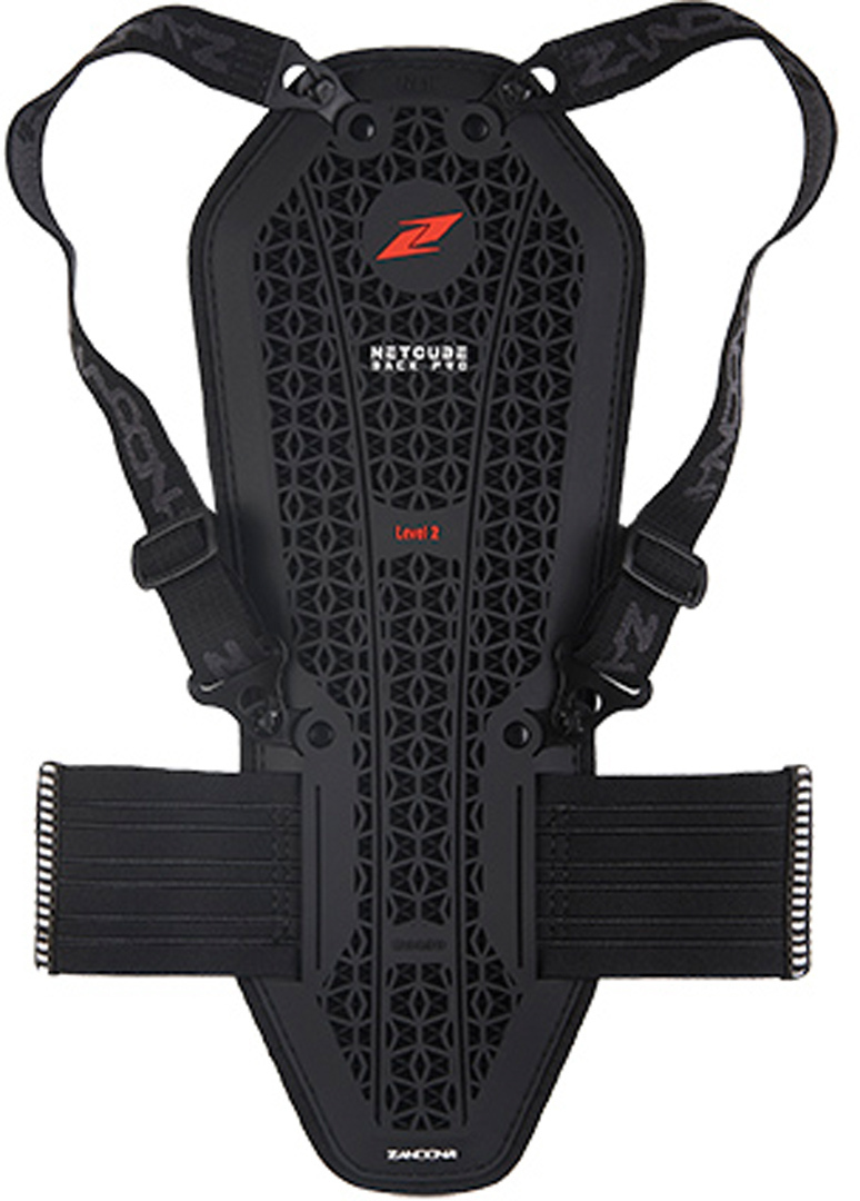 Zandona Netcube Back Pro X9 Kids Back Protector, black, black, Size One Size