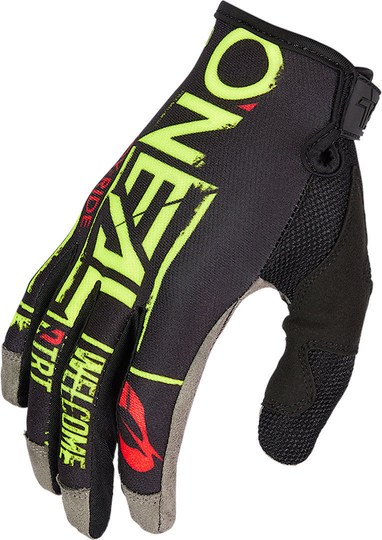 Oneal Mayhem Nanofront Attack Motocross Gloves, black-yellow, Size S, black-yellow, Size S