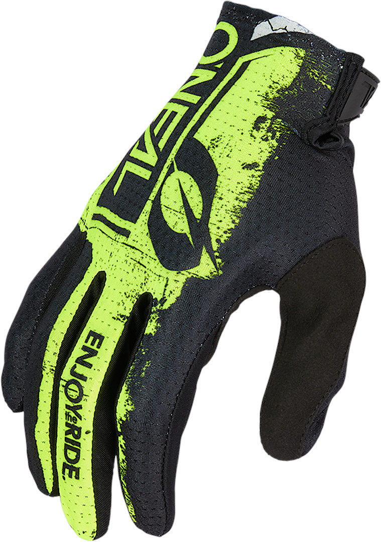 Oneal Matrix Shocker Motocross Gloves, black-yellow, Size S, black-yellow, Size S