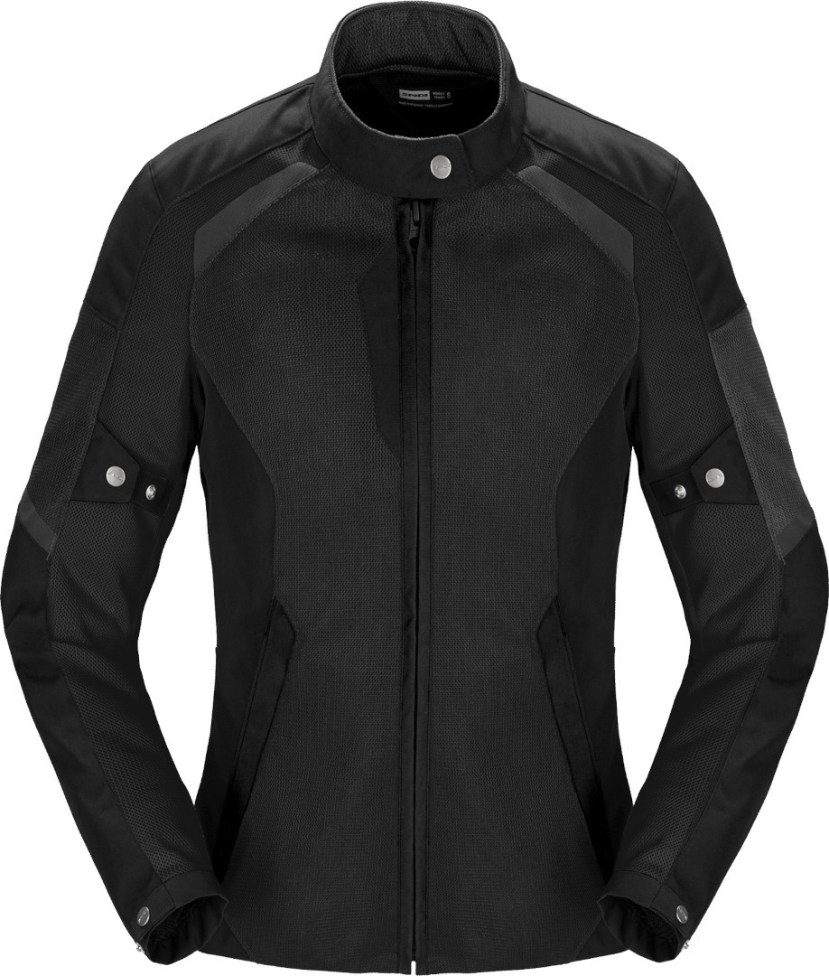 Spidi Tek Net Ladies Motorcycle Jacket, black, Size XS for Women, black, Size XS for Women
