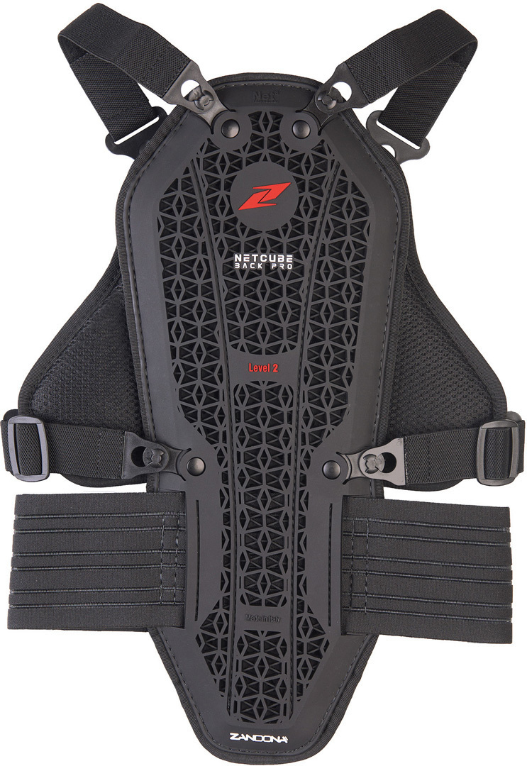 Zandona Netcube Armour X9 Kids Back Protector, Black