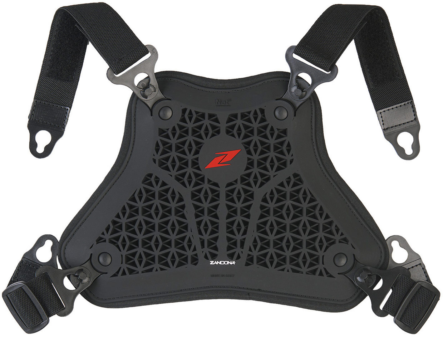 Zandona Netcube Armour Kinder Brustprotektor, schwarz, schwarz