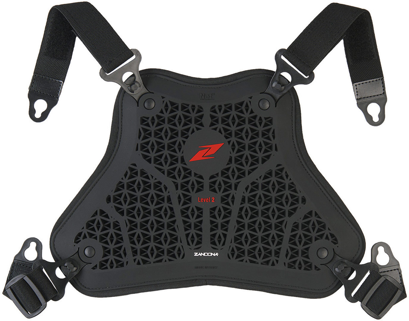 Zandona Netcube Armour Jugend Brustprotektor, schwarz, schwarz