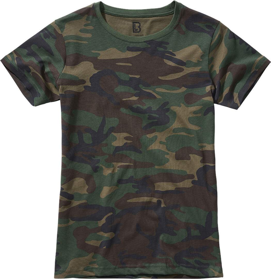 Brandit Ladies T-Shirt, green, Size XS for Women, green, Size XS for Women