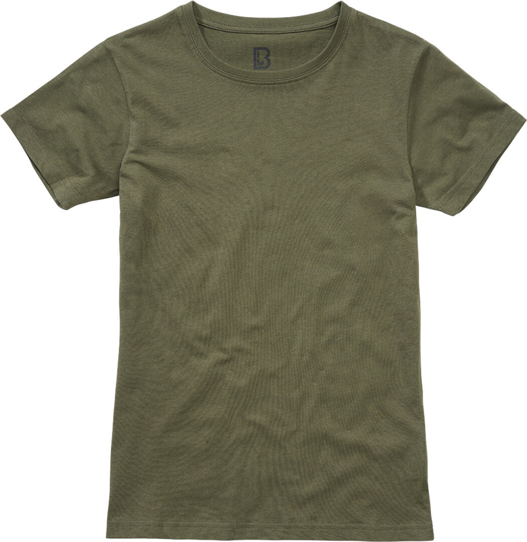 Brandit Ladies T-Shirt, green, Size XS for Women, green, Size XS for Women