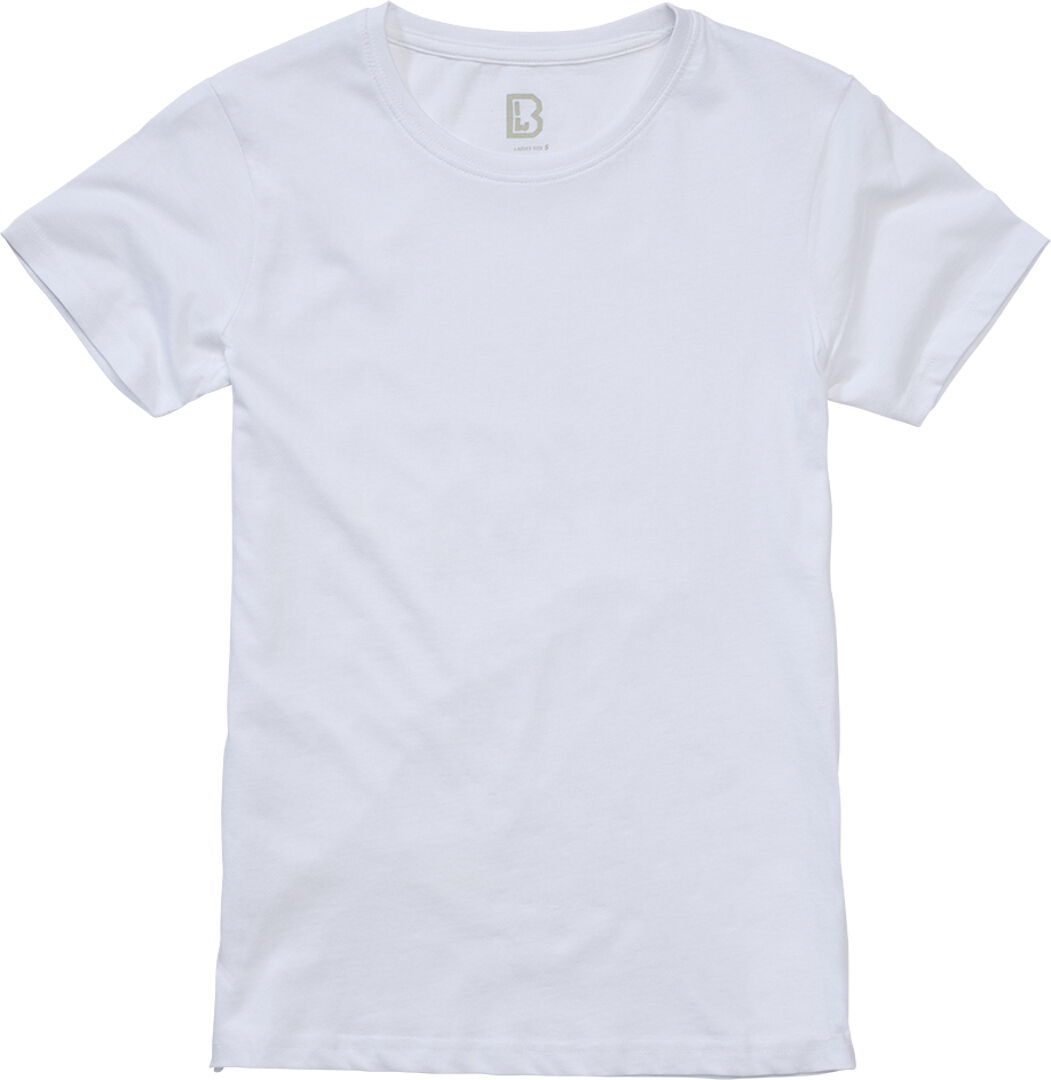 Brandit Ladies T-Shirt, white, Size XS for Women, white, Size XS for Women