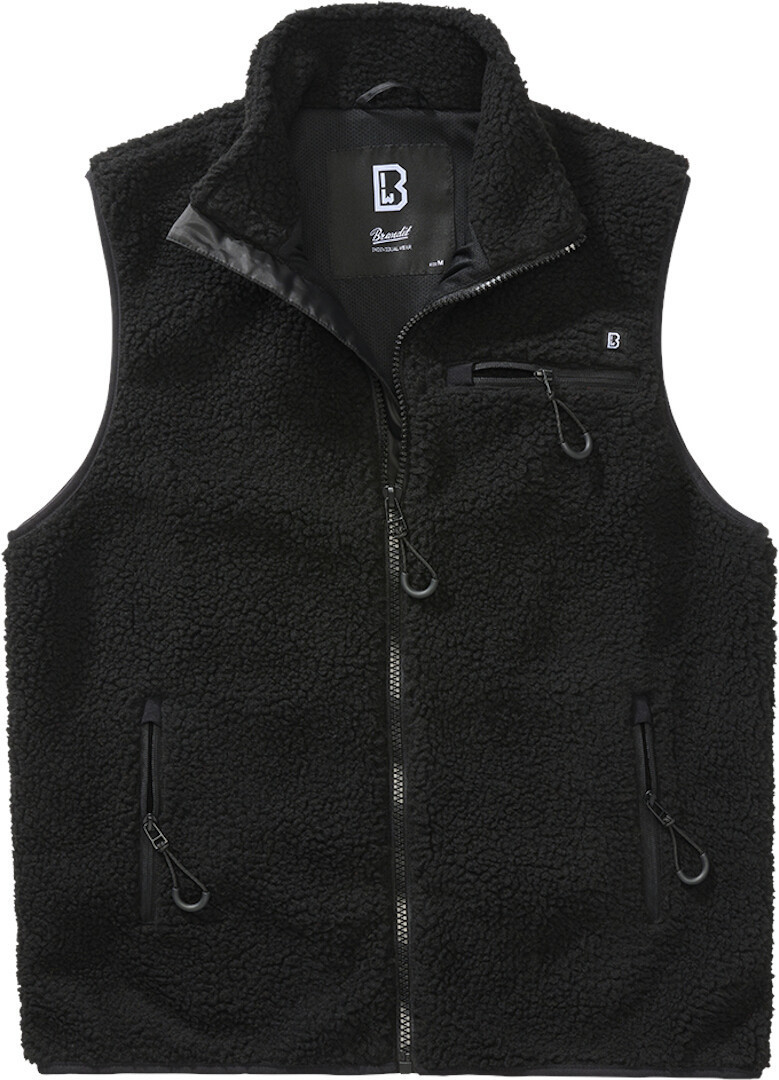 Brandit Teddyfleece Vest, black, Size S, black, Size S