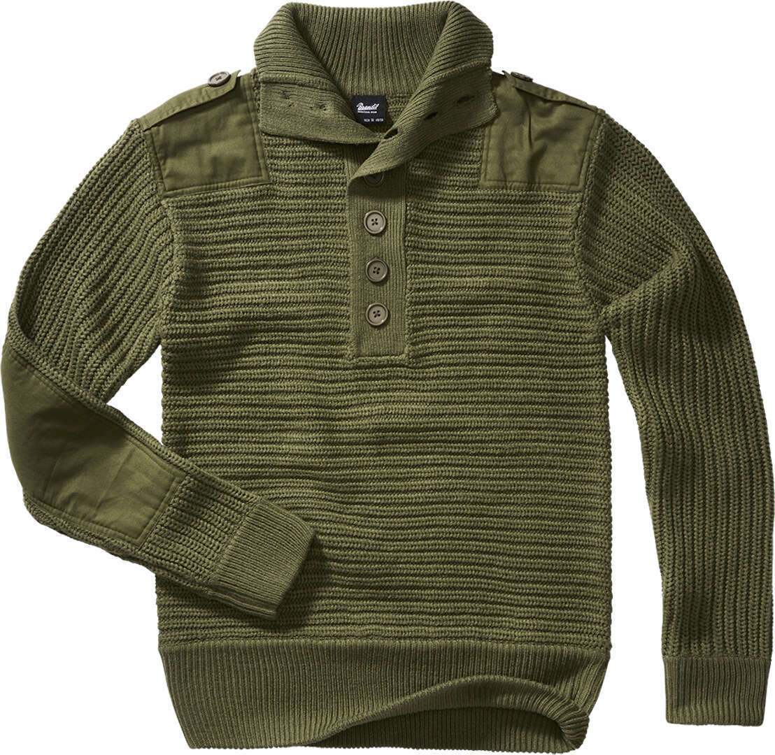Brandit Alpin Pullover, green, Size S, green, Size S