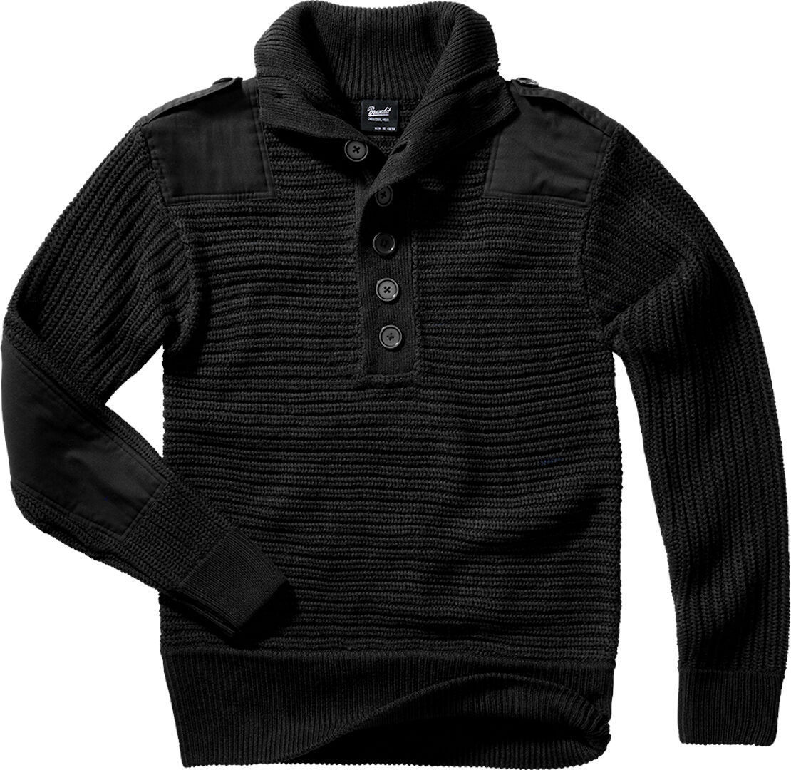 Brandit Alpin Pullover, black, Size S, black, Size S