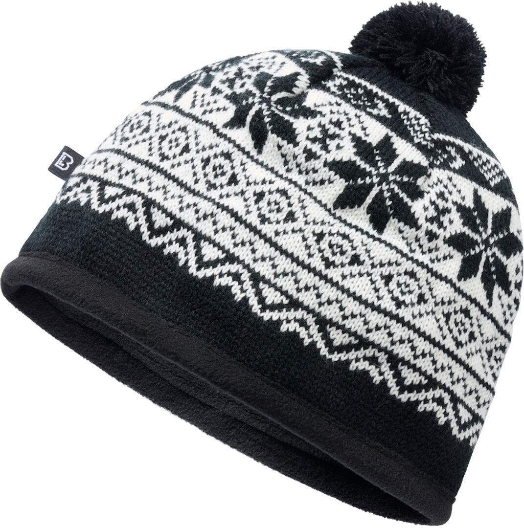 Brandit Snow Cap, black-white, black-white, Size One Size