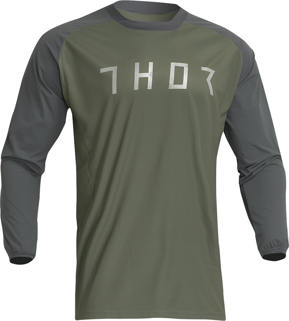 Thor Terrain Motocross Jersey, black-grey, Size M, black-grey, Size M