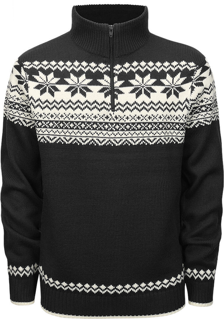 Brandit Troyer Norweger Jersey, negro-blanco, tamaño S para hombre