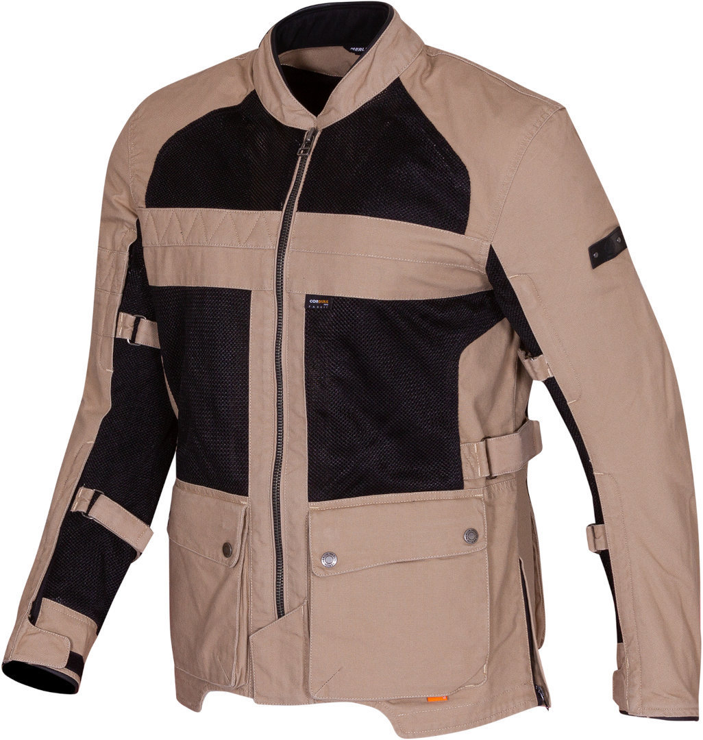 Merlin Mahala D3O Raid Explorer Motorcycle Textile Jacket, beige, Size S, beige, Size S