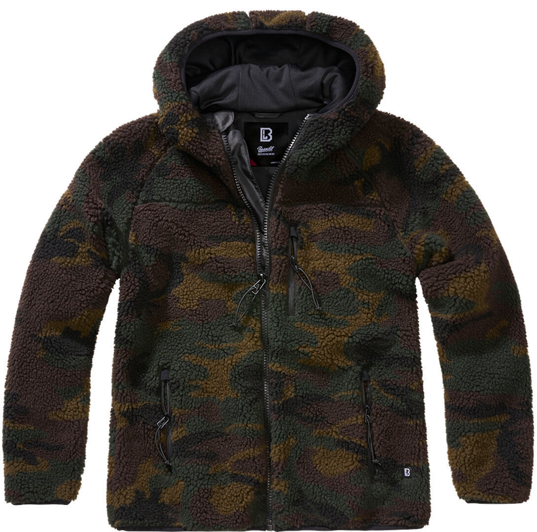Brandit Teddyfleece Ladies Jacket, green, Size XS for Women, green, Size XS for Women