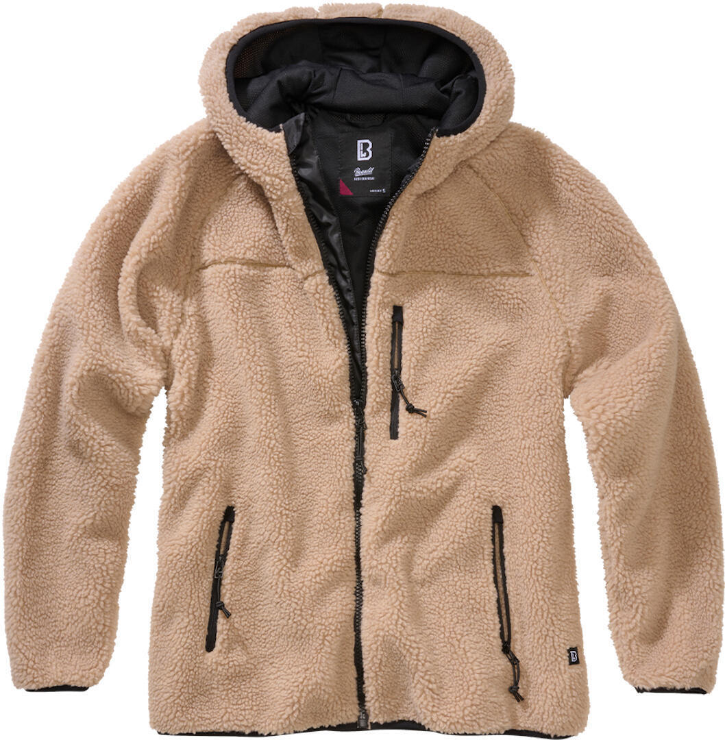 Brandit Teddyfleece Ladies Jacket, brown, Size XS for Women, brown, Size XS for Women
