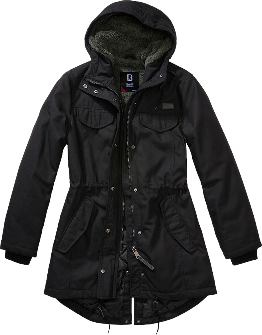 Brandit Marsh Lake Ladies Jacket, black, Size XS for Women, black, Size XS for Women