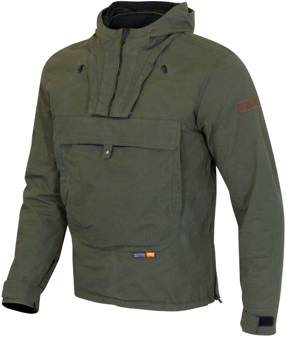 Merlin Outlaw D3O Explorer Motorcycle Pull Over Jacket, green, Size S, green, Size S
