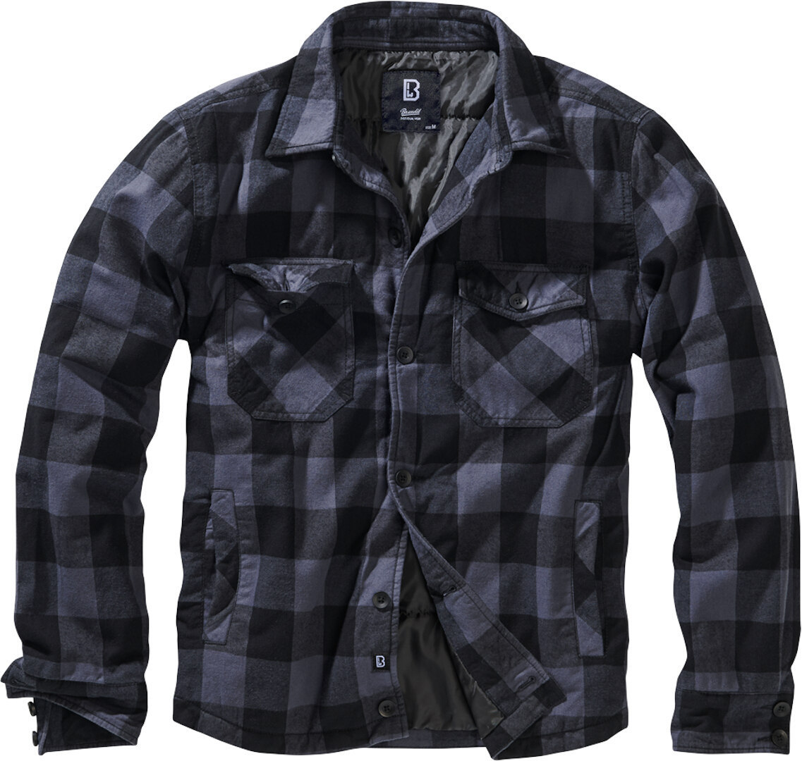 Brandit Lumber Jacket, black-grey, Size S, black-grey, Size S