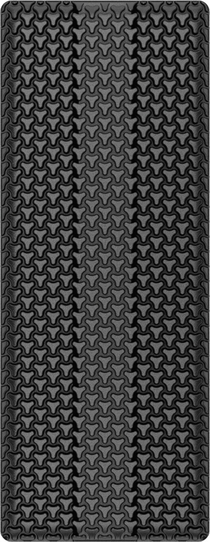 SAS-TEC SC-1/B47 Back Protector with hook and loop fastener, black, black, Size One Size