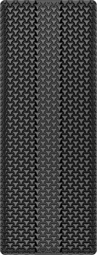 SAS-TEC SC-1/B52 Back Protector with hook and loop fastener, black, black, Size One Size