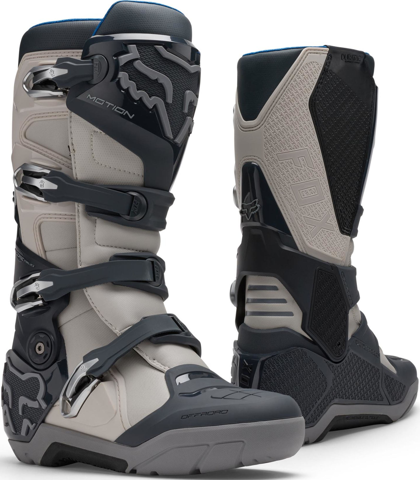 Fox Motion X Waterproof Motocross Boots, Black, Size 45 For Men