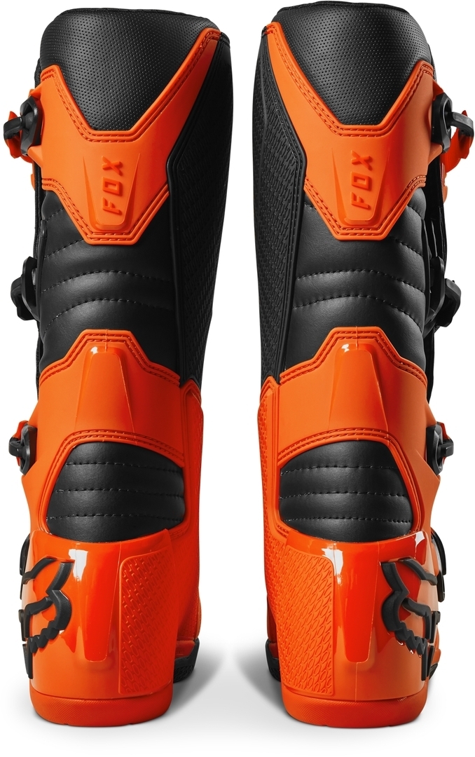 Side view of FOX Comp Motocross Boots, orange, Size 50 for Men