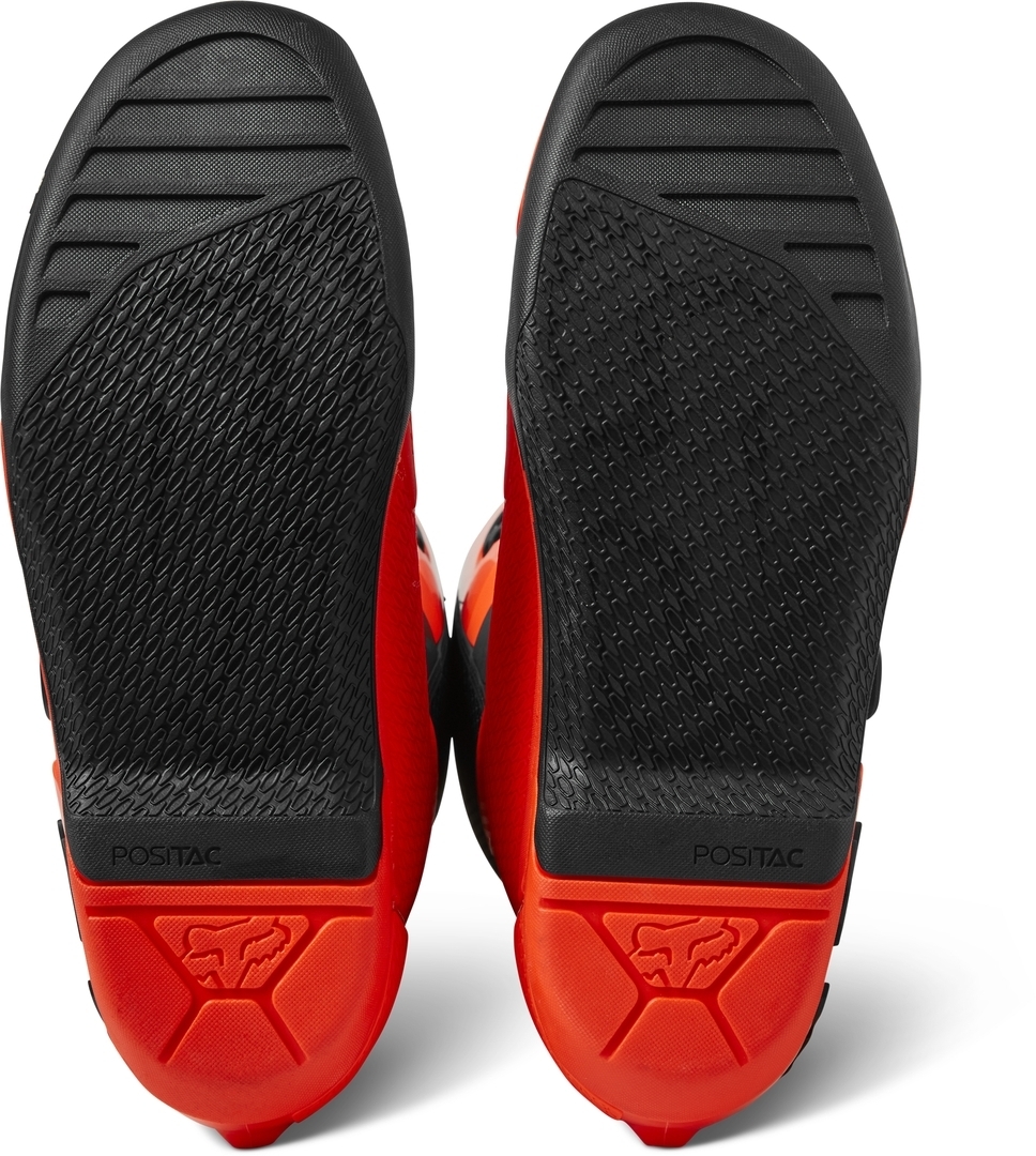 Side view of FOX Comp Motocross Boots, orange, Size 50 for Men