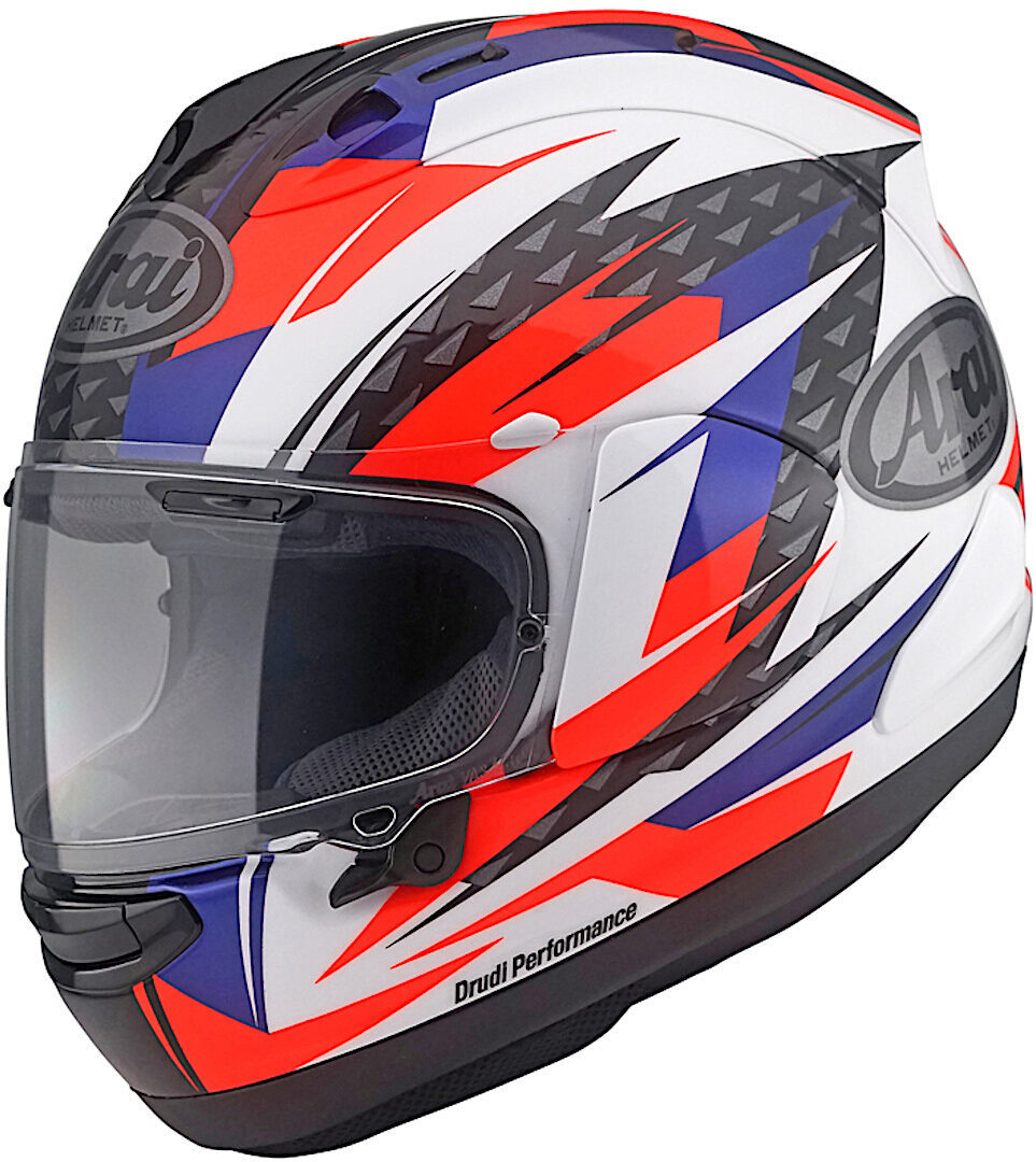 Arai RX-7V Evo Rush Helmet, black-white-red, Size XS, black-white-red, Size XS