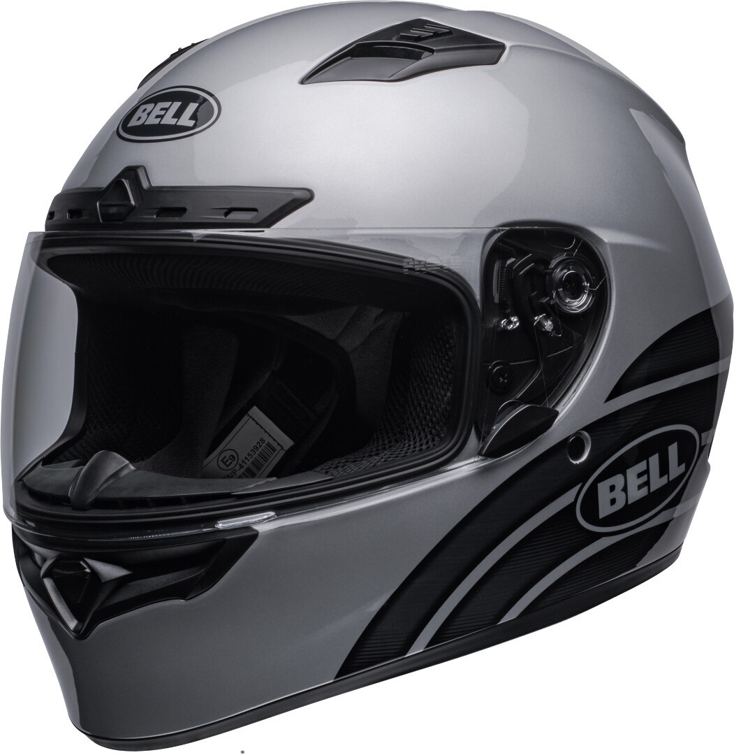 Bell Qualifier DLX Ace-4 Hjälm, svart-grå, storlek S