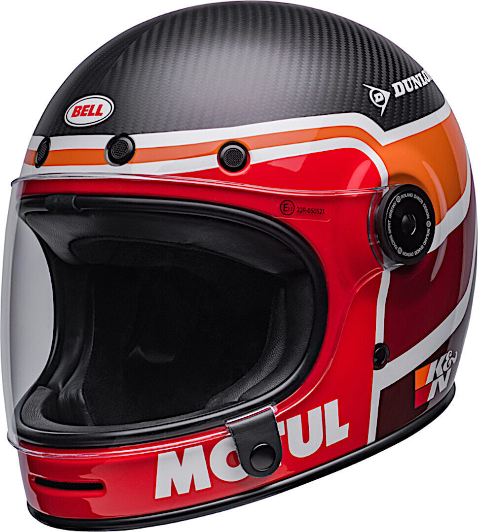 Bell Bullitt Carbon RSD Mulholland Helmet, black-red, Size S, black-red, Size S