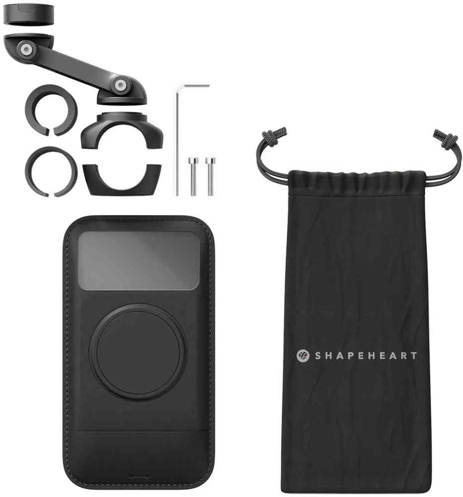 Shapeheart MotocyklOvý balíček Pro Boost Magnetický držák smartphonu pro řídítka motocyklu