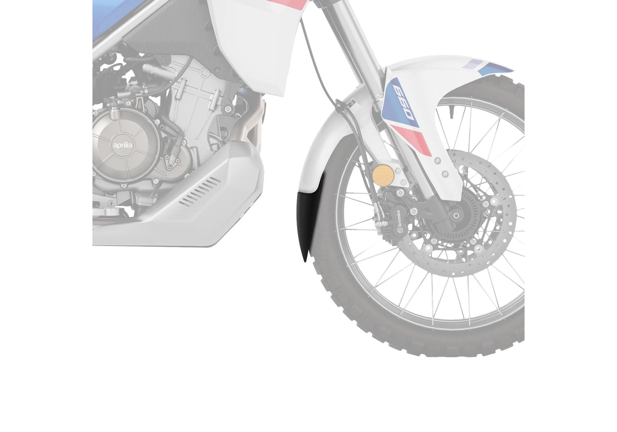 BODYSTYLE front fender extension ABS plastics matt black