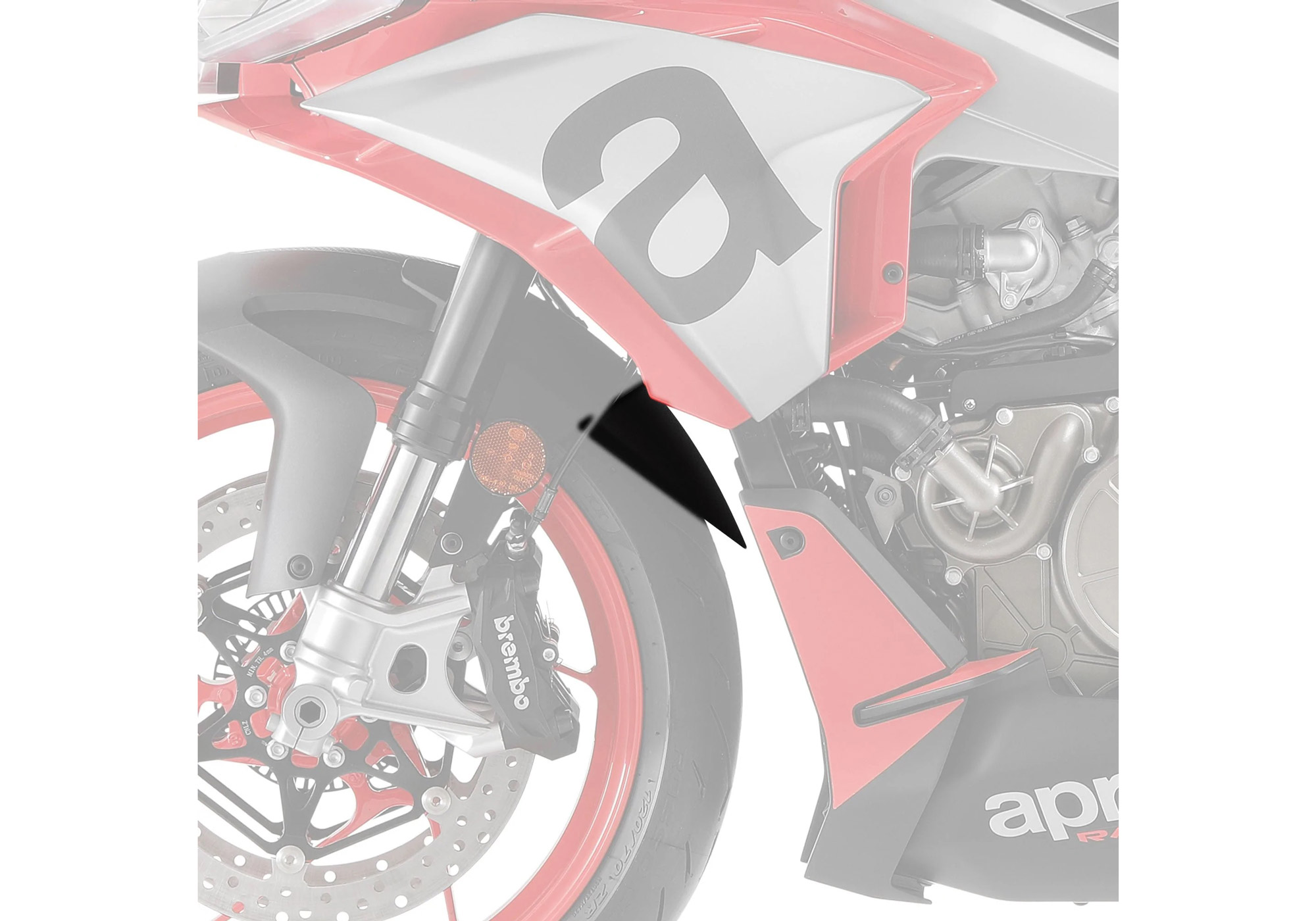 BODYSTYLE front fender extension ABS plastics matt black
